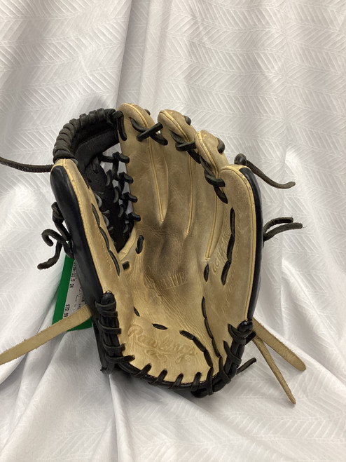 Vist Large View of Product Image Which is Used Rawlings GG ELITE BB/SB Glove RH Throw Black 11 1/2"
