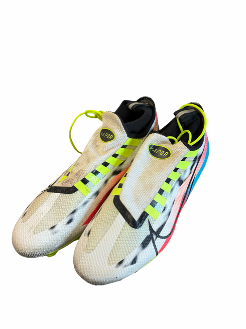 Vist Large View of Product Image Which is Used Nike LAX Cleats Mens White Senior 10.5