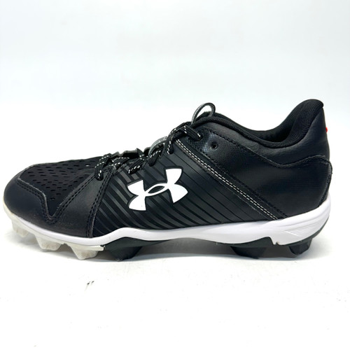 Vist Large View of Product Image Which is Used Under Armour LEADOFF LOW BB/SB Cleats Black Senior 6.5