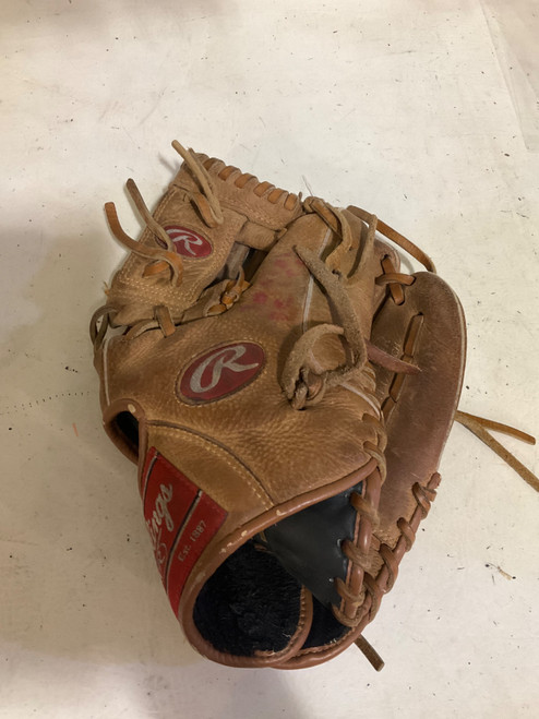 Vist Large View of Product Image Which is Used Rawlings PP11501R BB/SB Glove RH Throw Brown 11 1/2"