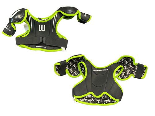 Vist Large View of Product Image Which is Used WinnWell WINNWELL NXT CHEST PROCTECTOR Youth Shoulder Pads MD