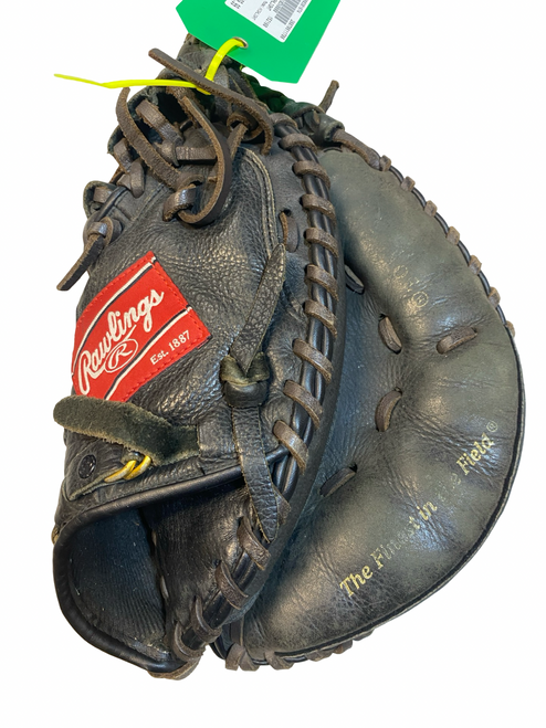Vist Large View of Product Image Which is Used Rawlings HIGHLIGHT BB/SB Catchers RH Throw Black 31 1/2"