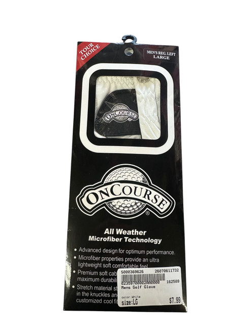 Vist Large View of Product Image Which is Used Mens Golf Glove White LG