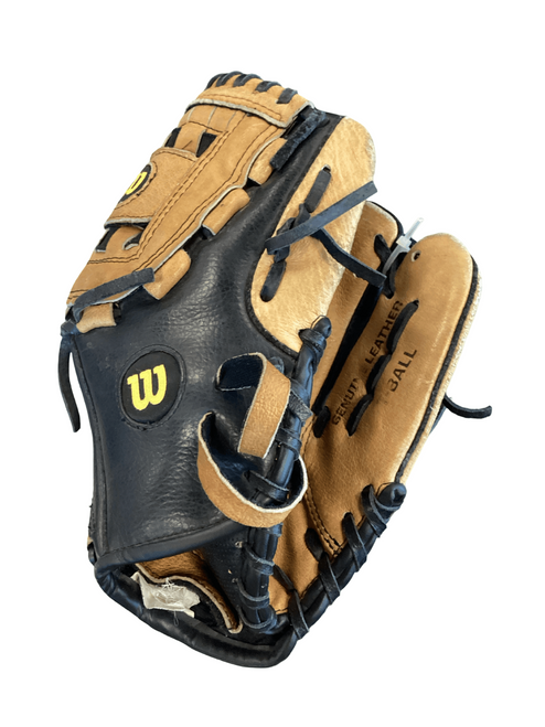 Vist Large View of Product Image Which is Wilson A360 BB/SB Glove LH Throw Brown 10"