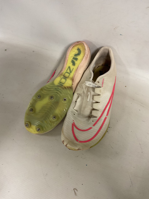 Vist Large View of Product Image Which is Used Nike AIR ZOOM MAXFLY Track & Field Cleats Adult White Senior 9.5