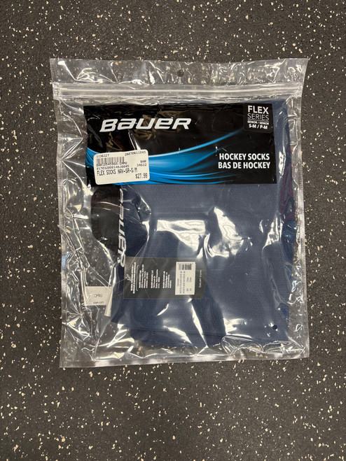 Vist Large View of Product Image Which is New BAUER FLEX SOCKS NAV-SR-S/M