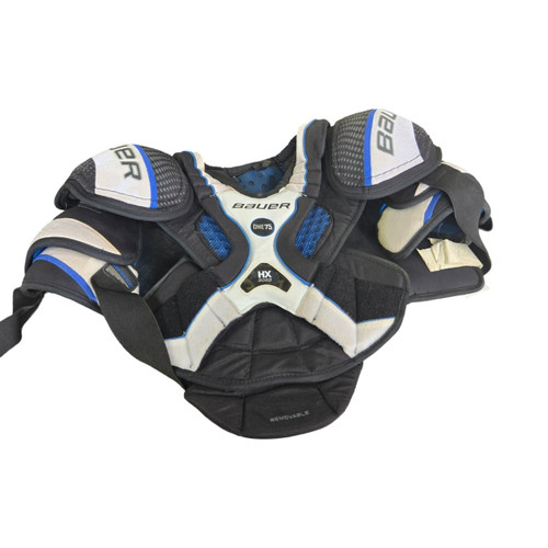 Vist Large View of Product Image Which is Used Bauer SUPREME ONE75 SHOULDER PADS SR SM Senior Shoulder Pads SM