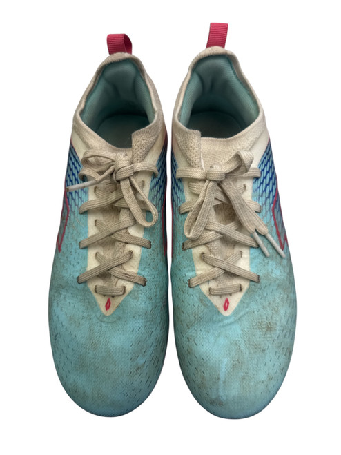 Vist Large View of Product Image Which is Used Lotto ROMA 200 Soccer Cleats Teal Junior 04