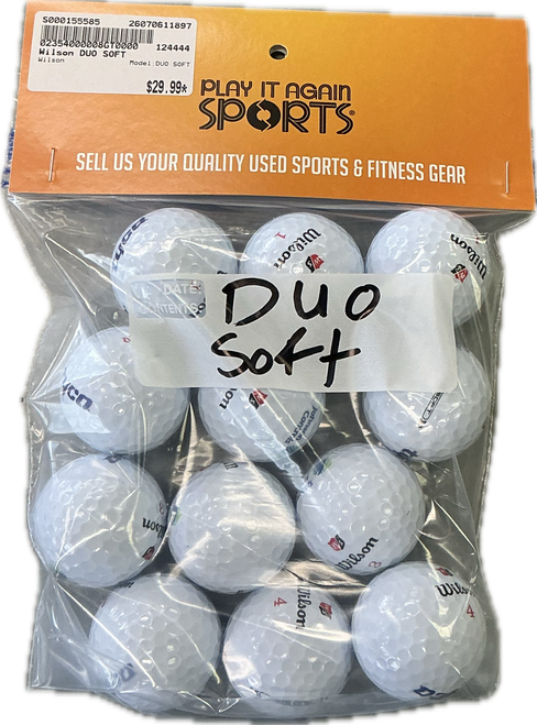 Vist Large View of Product Image Which is Used Wilson DUO SOFT 12 Pack - Golf Balls