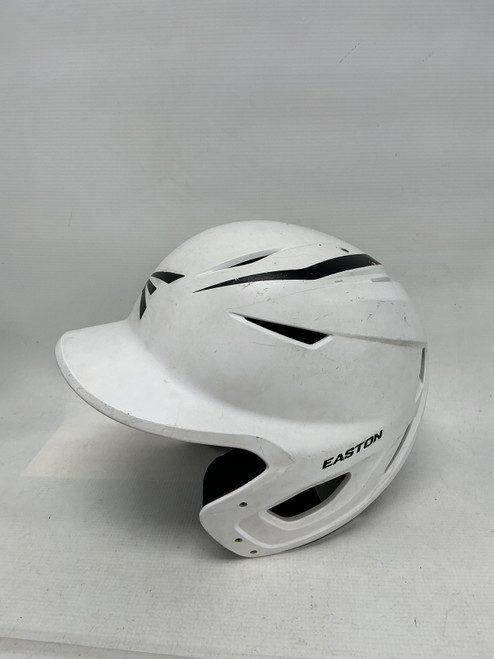 Vist Large View of Product Image Which is Used Easton ELITE X Batting Helmet No Mask White MD