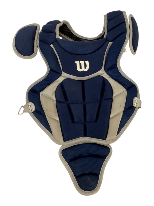 Vist Large View of Product Image Which is Used Wilson CHEST GUARD Catchers Chest Protector Royal Blue 
