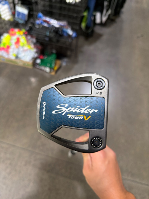 Vist Large View of Product Image Which is Used Taylormade SPIDER TOUR V 3 Mens Putter RH