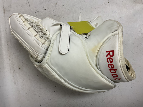 Vist Large View of Product Image Which is Used Reebok PREMIER SERIES II Senior Goalie Catcher White And Red