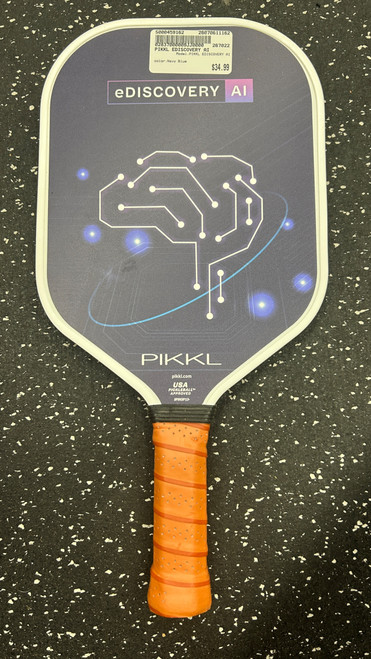 Vist Large View of Product Image Which is Used PIKKL EDISCOVERY AI Pickleball Racquet Navy Blue
