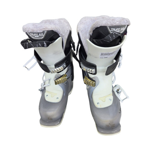 Vist Large View of Product Image Which is Used Dalbello KYRA 85 SKI BOOTS SZ23.5 Womens DH Ski Boot Grey 235 MP - J05.5 - W06.5