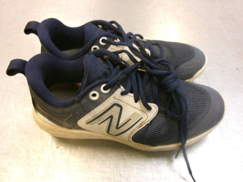 Vist Large View of Product Image Which is Used New Balance BASEBALL BB/SB Cleats Navy Blue Senior 5