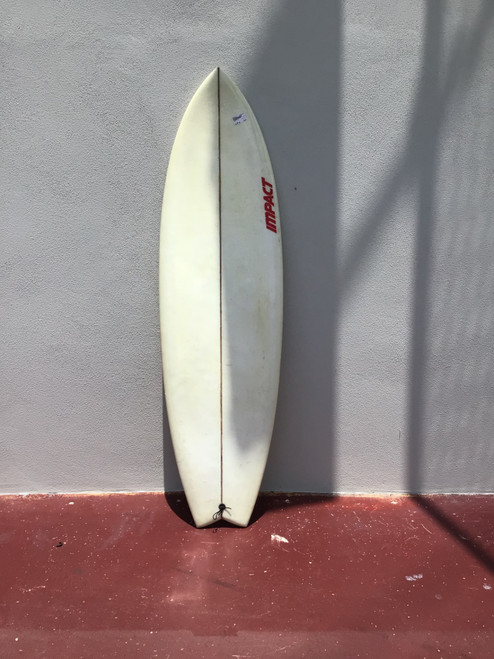 Vist Large View of Product Image Which is Used IMPACT Surfboard White 6Ft 6In
