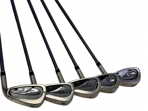 Vist Large View of Product Image Which is Used Wilson STAFF Di5 Mens Golf Iron Set RH 5I-PW (missing 9 iron) w/ R-Flex Shafts +1/2"