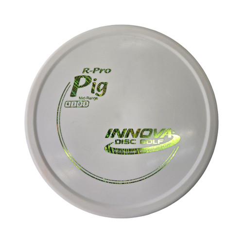 Vist Large View of Product Image Which is Used Innova R-PRO PIG Disc Golf Mid Range White