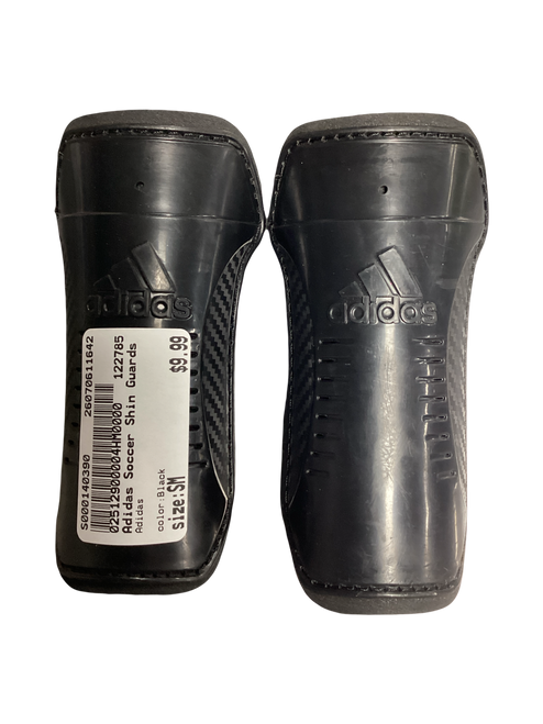 Vist Large View of Product Image Which is Used Adidas Soccer Shin Guards Youth Black SM