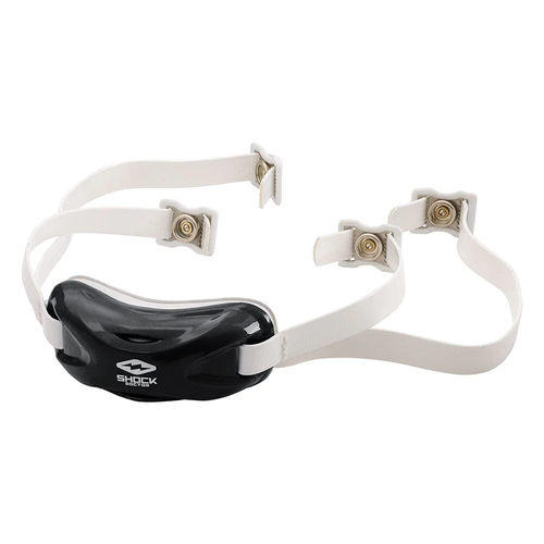 Vist Large View of Product Image Which is New Shock Doctor Core Football Chin Strap Black- Youth