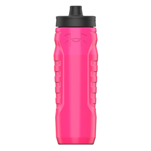 Vist Large View of Product Image Which is New Under Armour Sideline Squeeze Multisport Water Bottle Penta Pink- 32oz