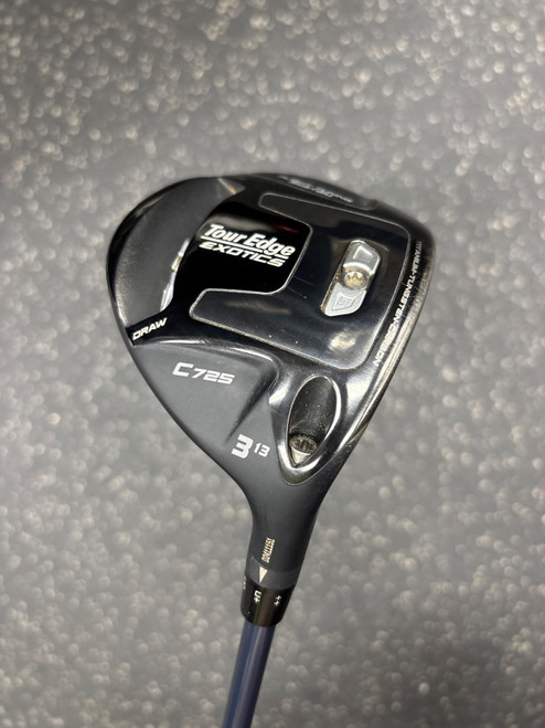 Vist Large View of Product Image Which is Used Tour Edge EXOTICS C725 Mens Fairway Wood RH 3 Wood