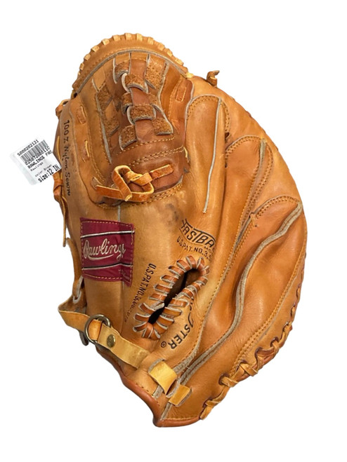 Vist Large View of Product Image Which is Used Rawlings RFM35 BB/SB First Base LH Throw Brown 12"