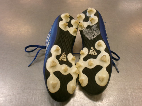 Vist Large View of Product Image Which is Used Adidas Soccer Cleats Royal Blue Junior 01