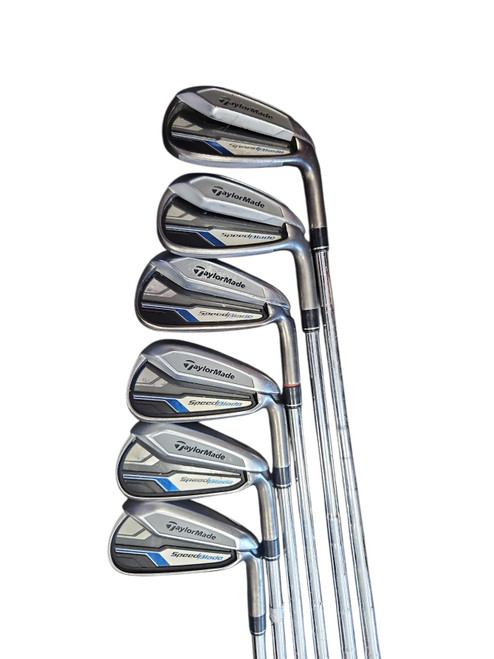 Vist Large View of Product Image Which is Used Taylormade SPEEDBLADE Mens Iron Set RH 4I-9I