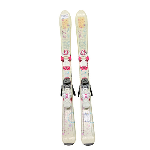 Vist Large View of Product Image Which is Used AXIS LUNA Girls DH Ski/Binding Beige 100 cm