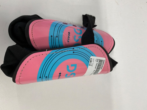 Vist Large View of Product Image Which is Used Dsg Soccer Shin Guards Junior Pink LG