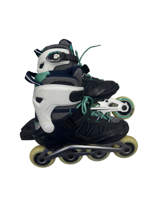 Vist Large View of Product Image Which is Used ILS 6-8 OXELO FIT 5 Junior Rec Fitness Skates Royal Blue Adjustable