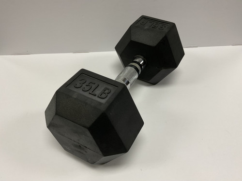 Vist Large View of Product Image Which is Used Hex Dumbbell (Each) 35 lb