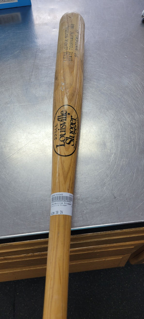 Vist Large View of Product Image Which is Used Louisville Slugger 225LL BB/SB Wood Bat 30"