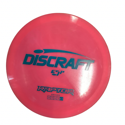 Vist Large View of Product Image Which is Used Discraft ESP RAPTOR Disc Golf Driver Pink