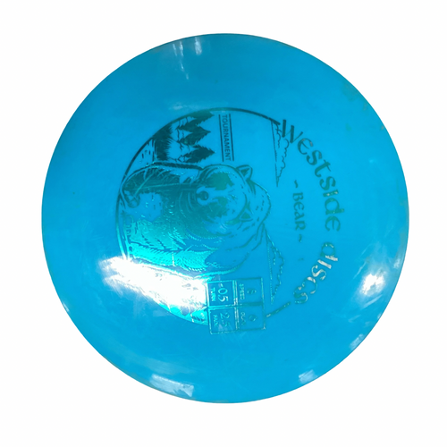 Vist Large View of Product Image Which is Used Westside TOURNAMENT BEAR Disc Golf Driver Royal Blue