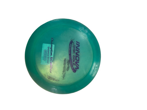 Vist Large View of Product Image Which is Used Innova CHAMPION XCALIBER Disc Golf Driver Green 174g