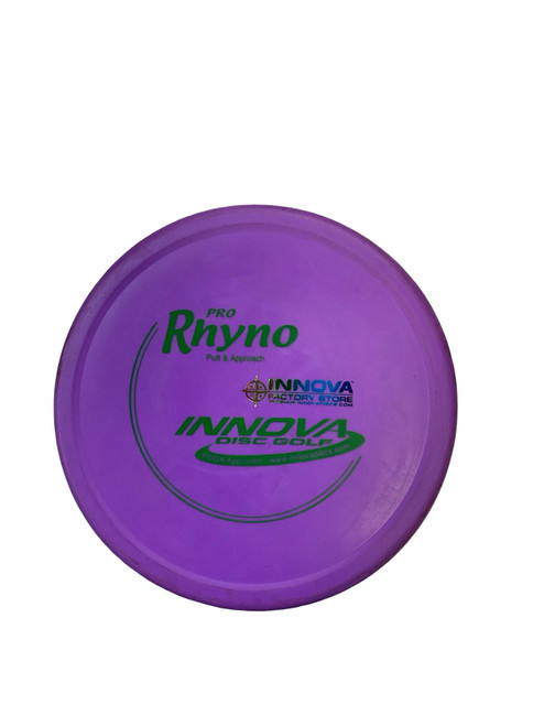 Vist Large View of Product Image Which is Used Innova DX PRO RHYNO FACTORY STORE Disc Golf Putter Purple 175g