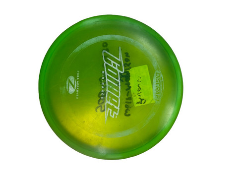Vist Large View of Product Image Which is Used Discraft Z LINE COMET Disc Golf Driver Green 170g