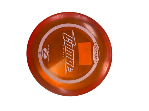 Vist Large View of Product Image Which is Used Discraft Z LINE COMET Disc Golf Driver Orange 170g