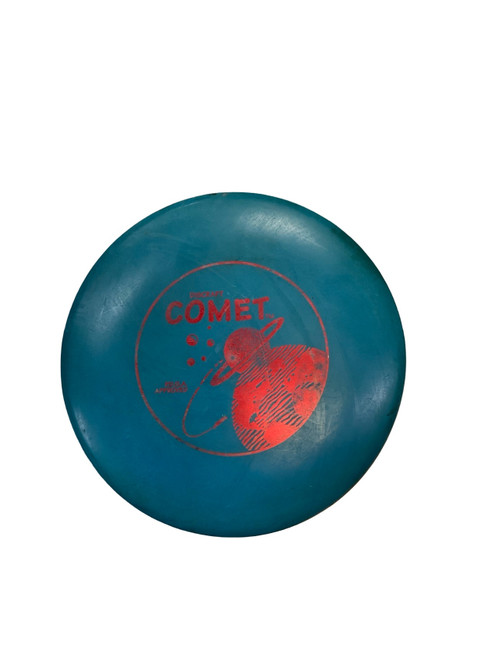 Vist Large View of Product Image Which is Used Discraft COMET PFN Disc Golf Mid Range Royal Blue 180g