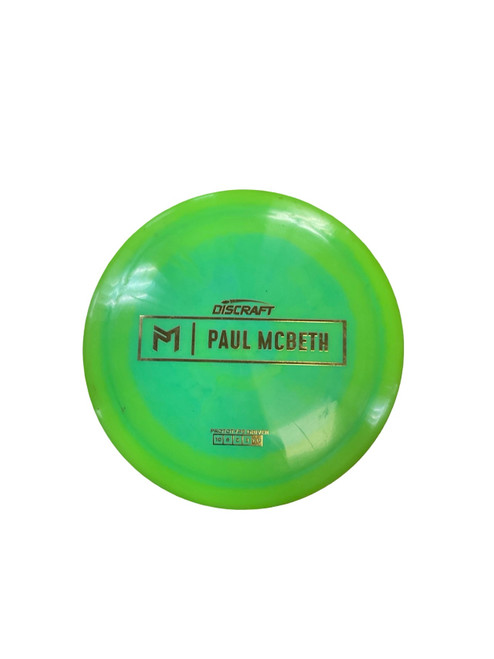 Vist Large View of Product Image Which is Used Discraft PM PROTOTYPE Zeus DRIVER Disc Golf Driver Green 174g