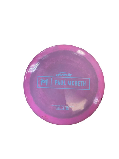 Vist Large View of Product Image Which is Used Discraft PM PROTOTYPE Zeus DRIVER Disc Golf Driver Pink 174g