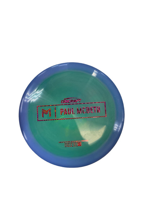 Vist Large View of Product Image Which is Used Discraft PM PROTOTYPE Zeus DRIVER Disc Golf Driver Green 171g