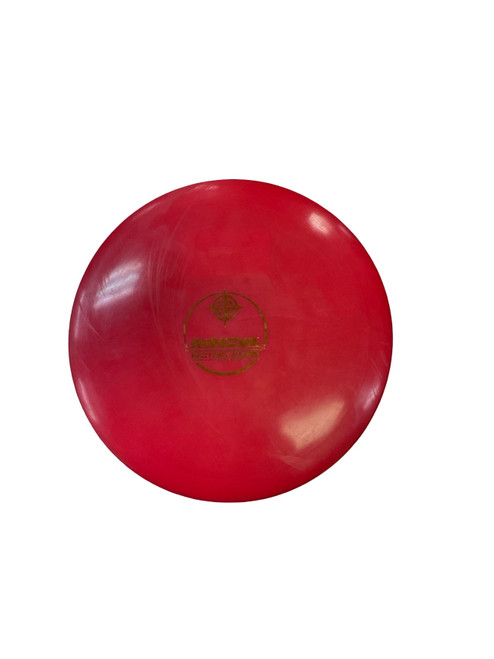 Vist Large View of Product Image Which is Used Innova STAR FACTORY STORE DRIVER Disc Golf Driver Red 175g