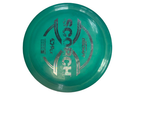 Vist Large View of Product Image Which is Used Discraft ESP FLX SCORCH Disc Golf Driver Green 172g