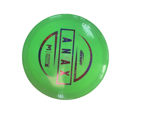 Vist Large View of Product Image Which is Used Discraft Z LINE ANAX Disc Golf Driver Green 173g