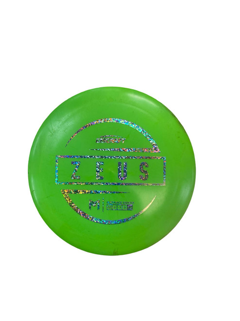 Vist Large View of Product Image Which is Used Discraft Z LINE ZEUS FIRST RUN Disc Golf Driver Green 165g