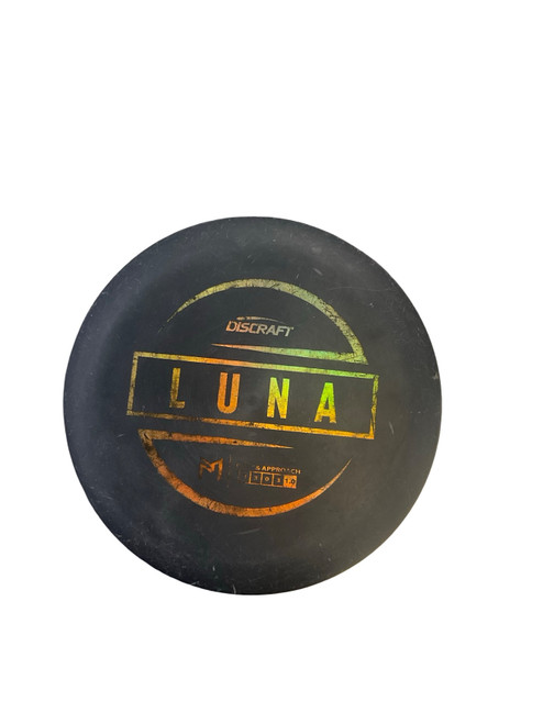 Vist Large View of Product Image Which is Used Discraft Z LINE LUNA Disc Golf Putter Black 172g